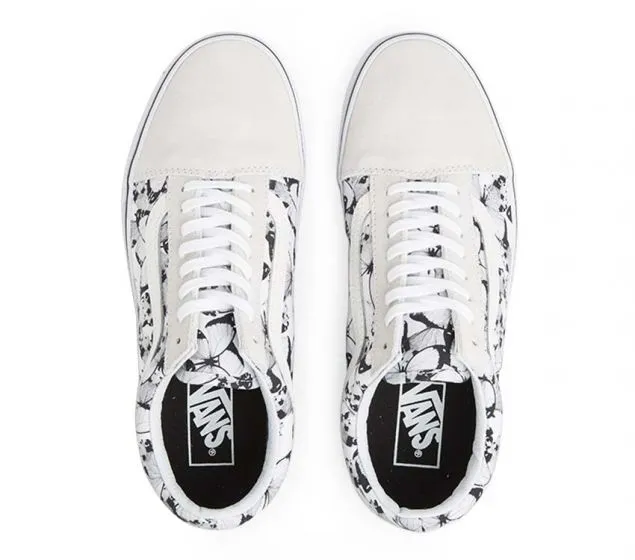 | (BUTTERFLY) Risk-free returns WHITE TRUE VANS Connected SKOOL | BLACK OLD