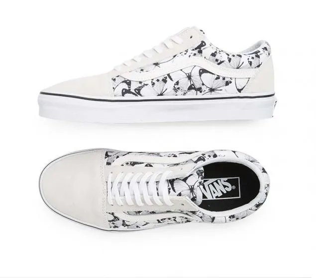 | (BUTTERFLY) Risk-free returns WHITE TRUE VANS Connected SKOOL | BLACK OLD
