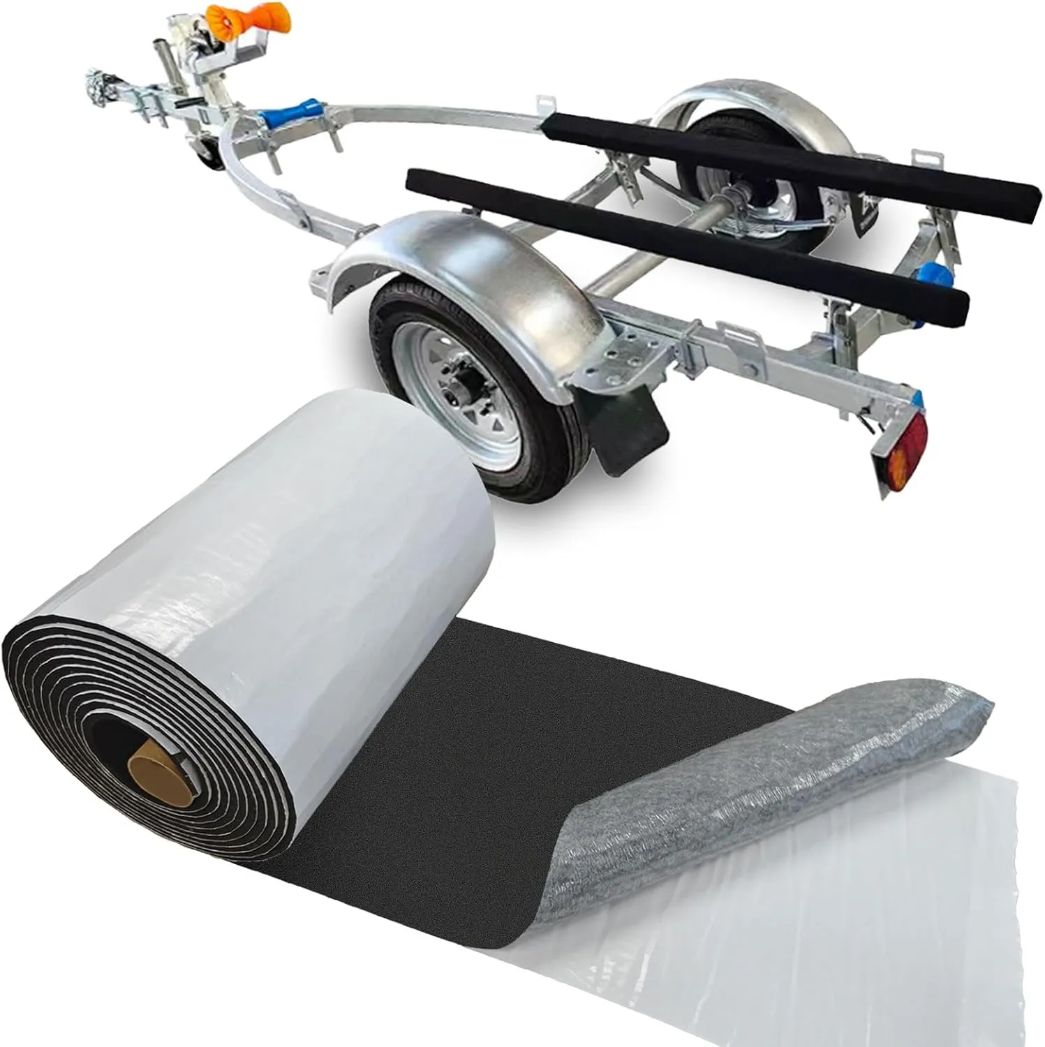 12in x 20ft Boat Trailer Bunk Carpet with Adhesive, Marine Outdoor Bunk Carpet for Boats Trailer and Jet Ski Ramps Marine
