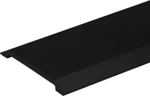2 1/2" Wide Flat Aluminum Threshold 1/4" High Made in USA by Randall Part Number A-70-M (3 FT Long Black)