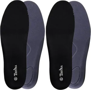 2 Pair-Insoles for Mens Replacement Shoe Inserts for Work Boot Running Shoes-Shock Absorption and Cushion for Feet Relief,Comfort Inner Soles for Everyday Use Black 44EU/US11