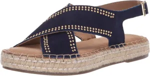 Aerosoles - Women's Espresso Sandal - Open Toed Boho Shoe with Memory Foam Footbed