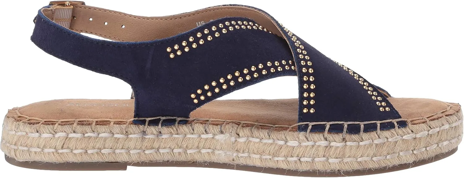 Aerosoles - Women's Espresso Sandal - Open Toed Boho Shoe with Memory Foam Footbed