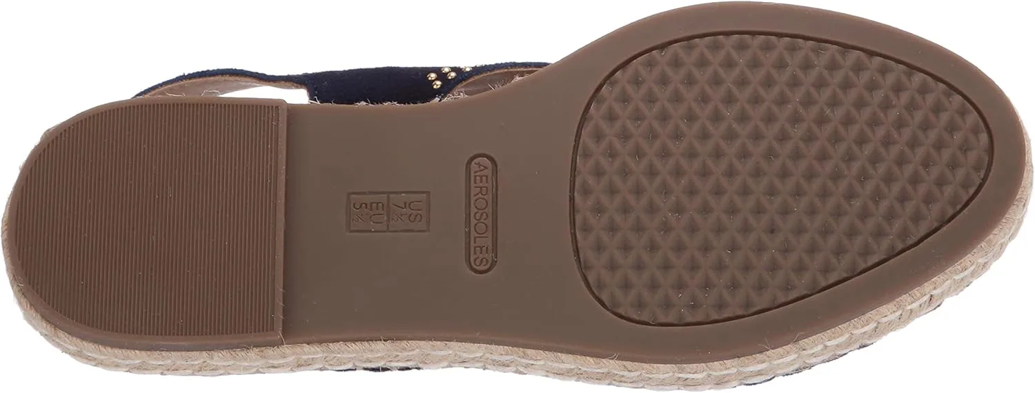 Aerosoles - Women's Espresso Sandal - Open Toed Boho Shoe with Memory Foam Footbed