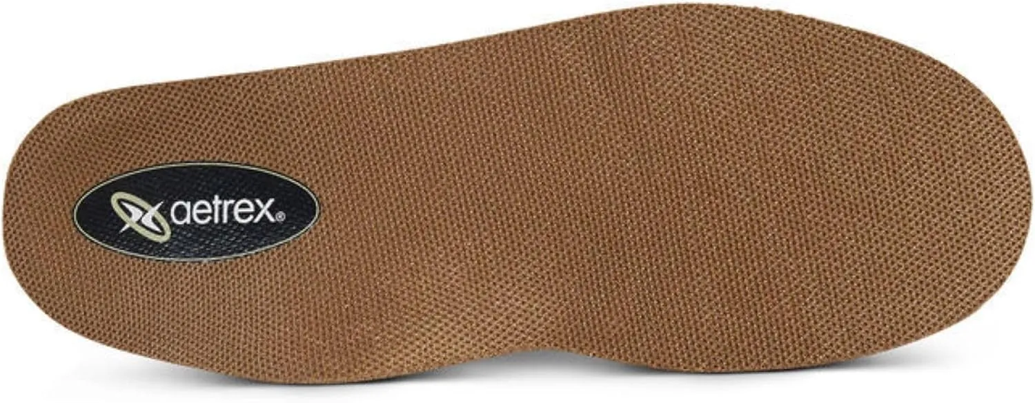 Aetrex L2200 Men's Memory Foam Plantar Fasciitis Insoles Men - Orthotic Boot and Shoe Arch Support Inserts for Walking All Day
