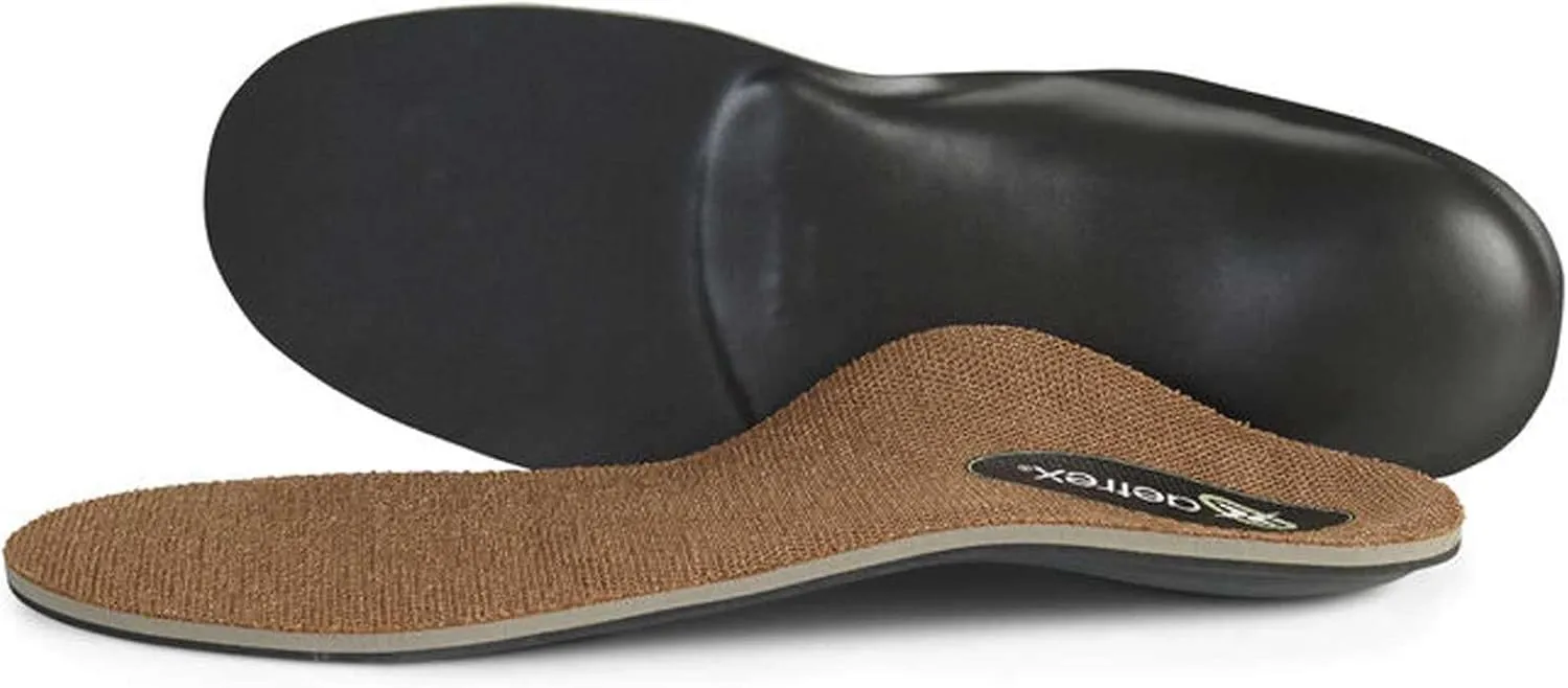 Aetrex L2200 Men's Memory Foam Plantar Fasciitis Insoles Men - Orthotic Boot and Shoe Arch Support Inserts for Walking All Day