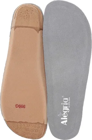 Alegria Replacement Insole Grey 1 36 (US Women's 6-6.5)