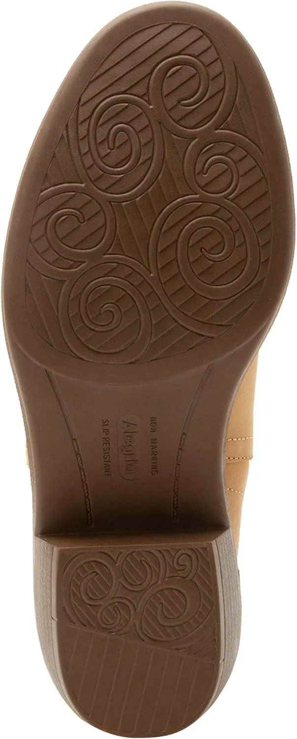 Alegria Womens Merle Slip On Leather Comfort Flat Heel Shoe