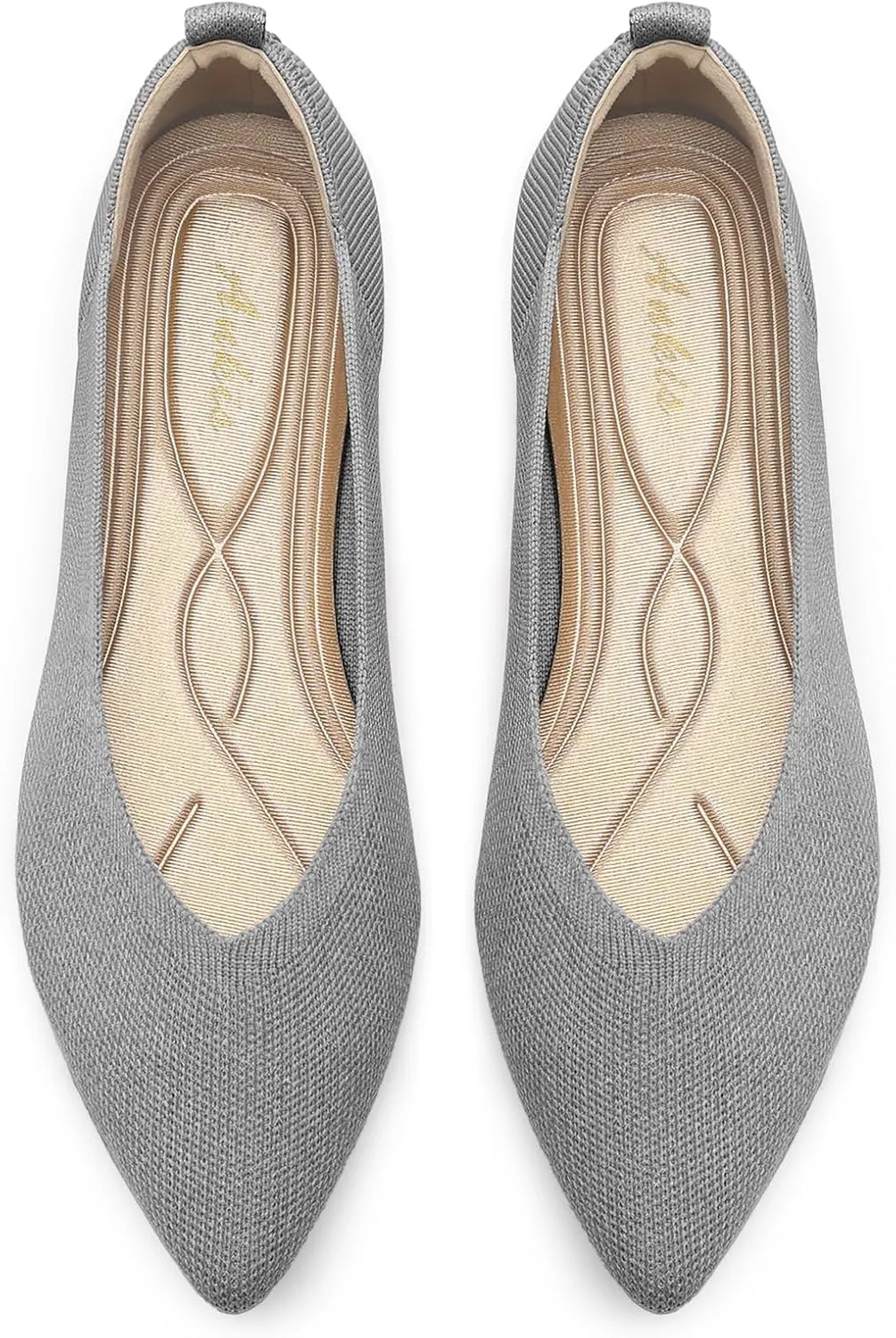 Ankis Ballet Flats Shoes for Women Dressy Comfortable, Pointed Toe Casual Work Flats for Women Foldable