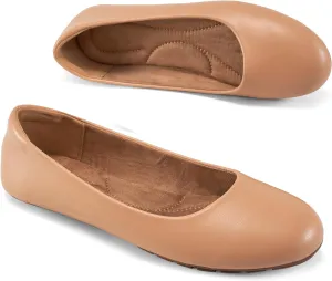 Aomigoct Flats for Women Ballets Shoes: Dress Slip Comfortable Work Flats for 2025 - Casual Ladies Wedding Walking Flat