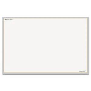 AT-A-GLANCE® Wallmates Self-Adhesive Dry Erase Writing/planning Surface, 36 X 24, White/gray/orange Sheets, Undated