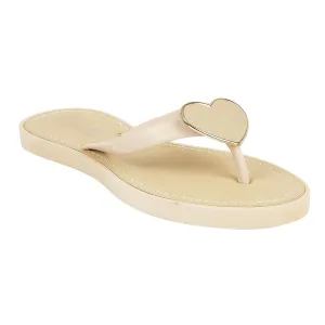 Beige Flat Shoes