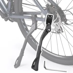 Bike Kickstand for Cervelo S5, Aluminum Adjustable Kickstand Foot Side Stand Suppor Rear Side Bicycle Stand with Non-Slip Rubber Foot,A