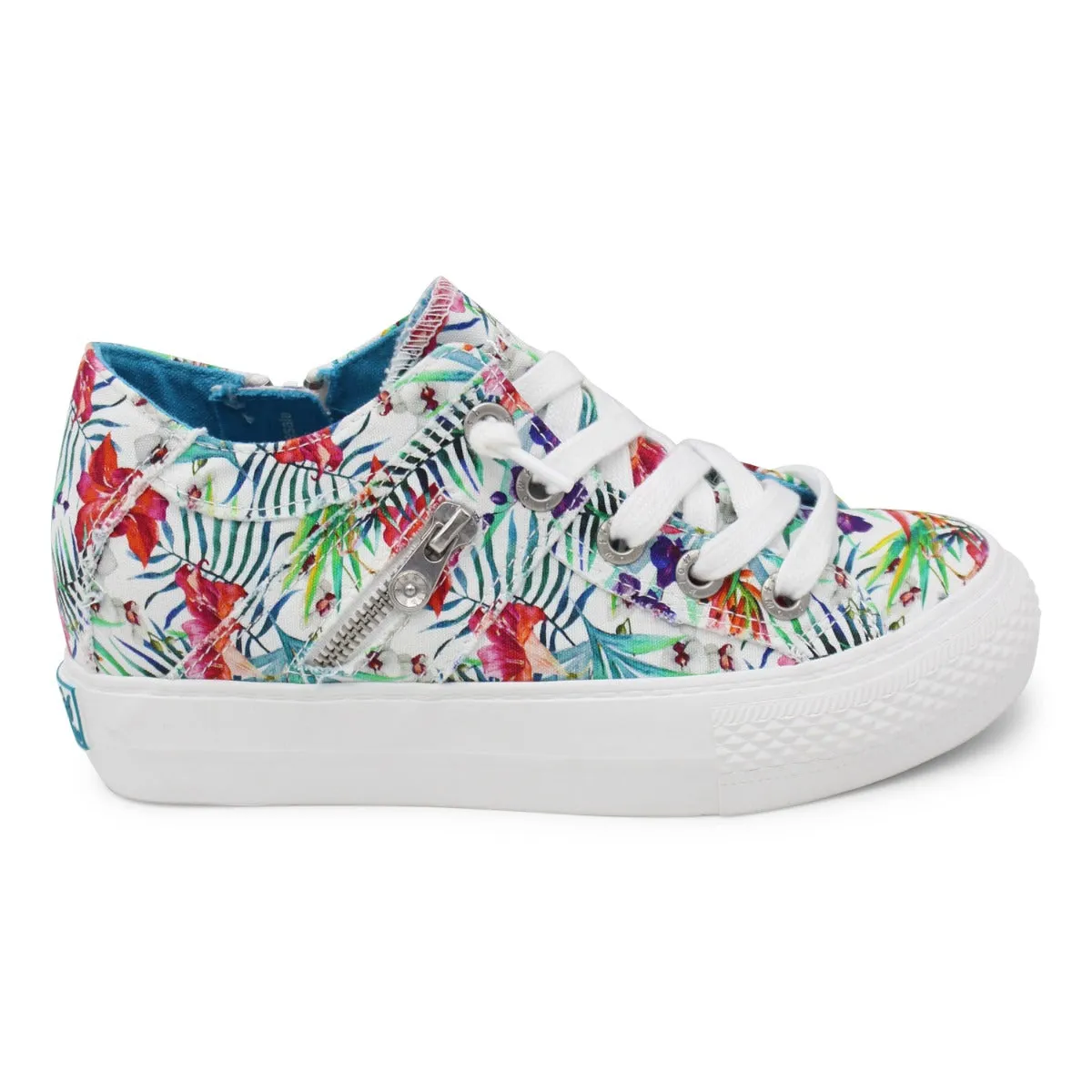 Blowfish Off White Hibiscus Melondrop Womens Casual Sneakers ZS-0651