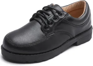 Boy's Girl's Lace Up School Uniform Shoes Oxford Flats Brogue Dress Shoes(Toddler/Little Kid)