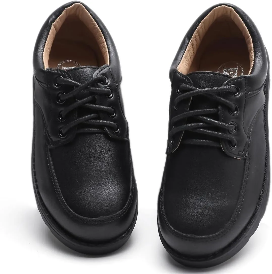 Boy's Girl's Lace Up School Uniform Shoes Oxford Flats Brogue Dress Shoes(Toddler/Little Kid)