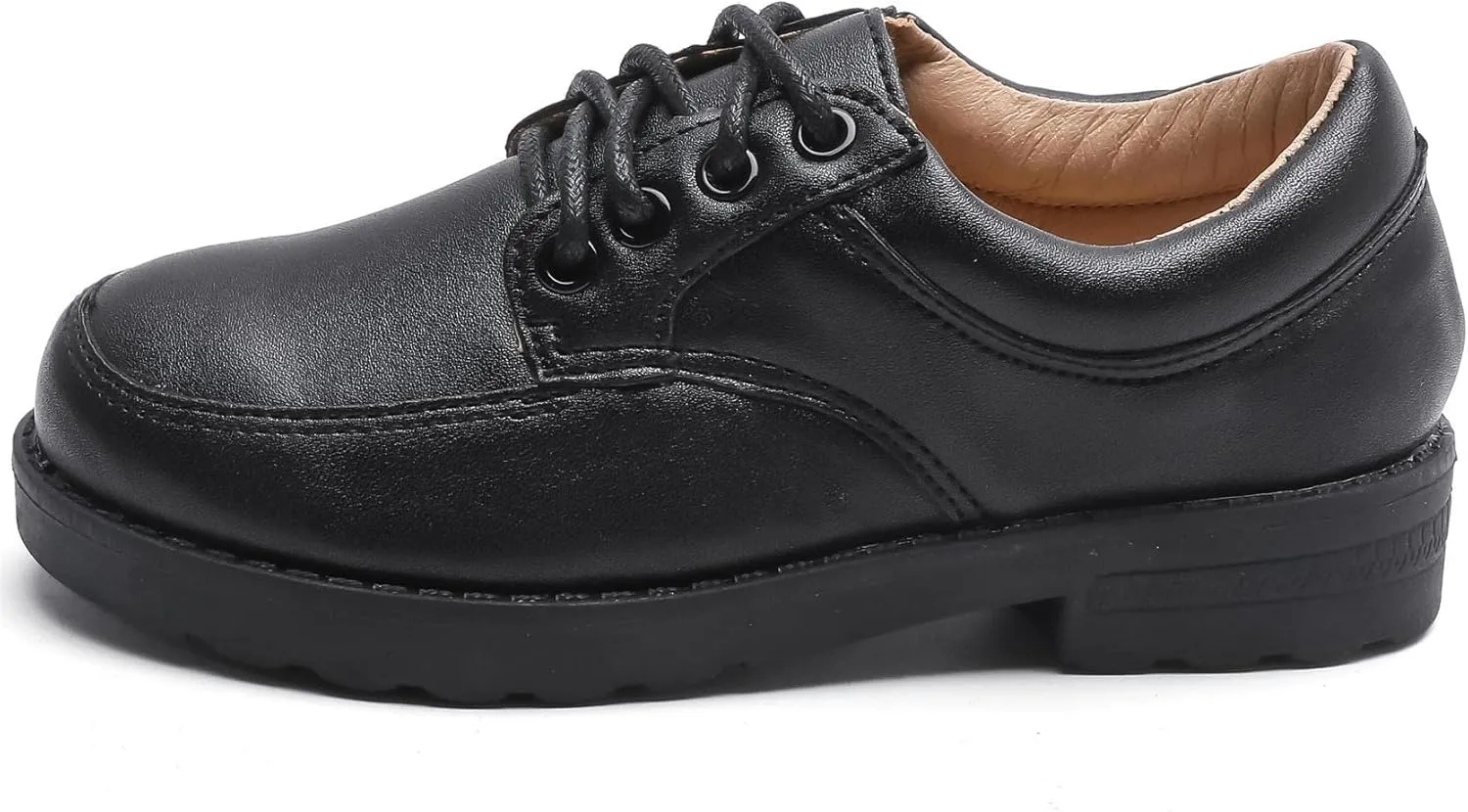 Boy's Girl's Lace Up School Uniform Shoes Oxford Flats Brogue Dress Shoes(Toddler/Little Kid)