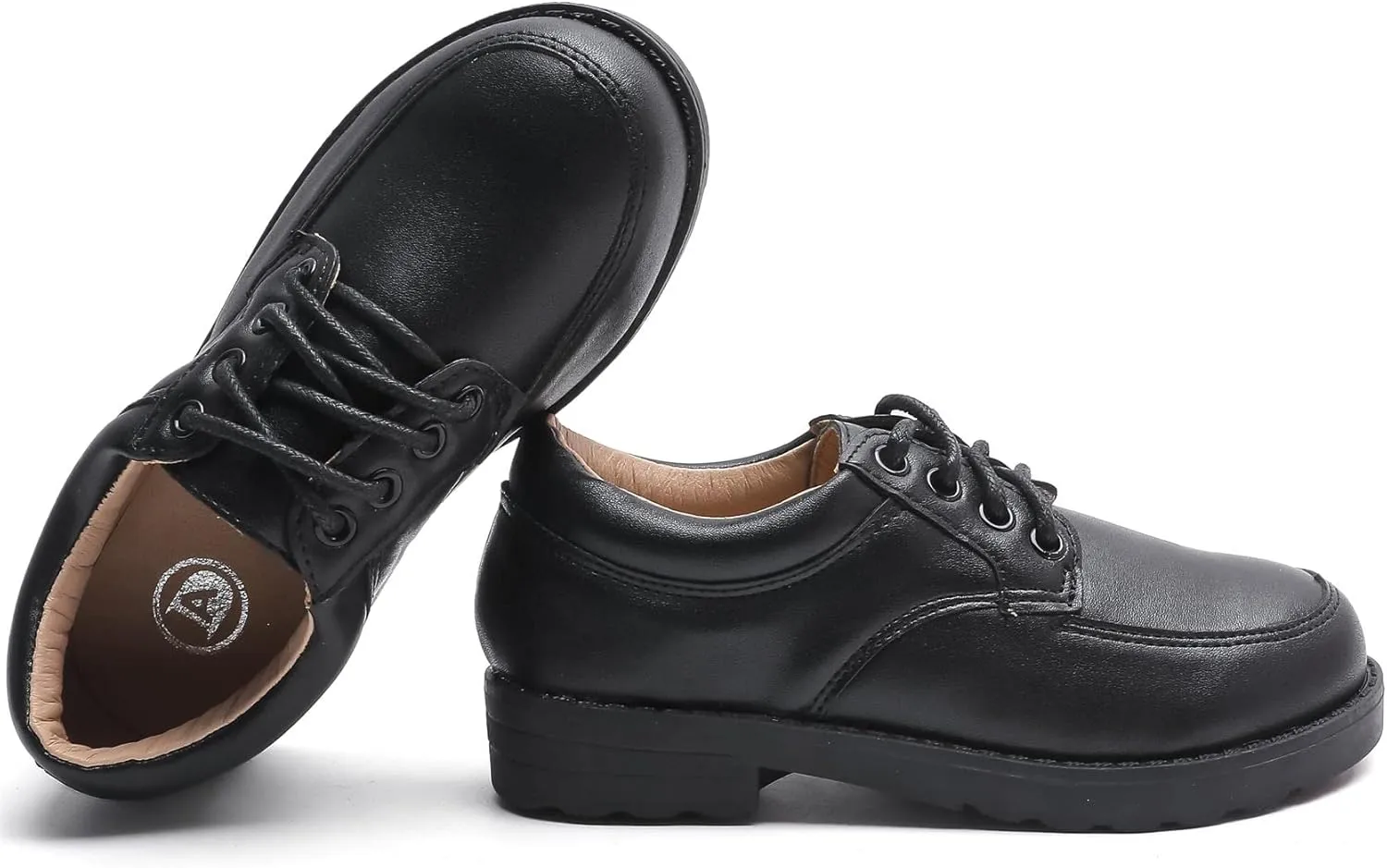 Boy's Girl's Lace Up School Uniform Shoes Oxford Flats Brogue Dress Shoes(Toddler/Little Kid)