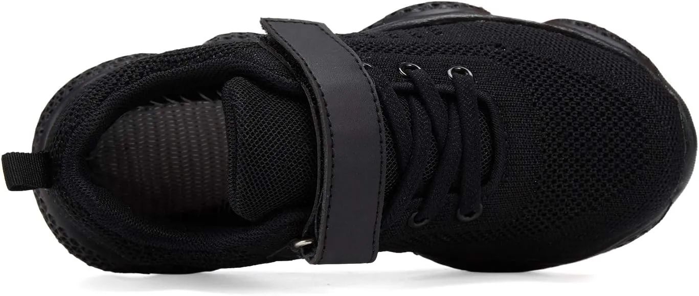 Boys Girls Sneakers Knitted Mesh Sports Shoes Breathable Lightweight Running Shoes for Kids Fashion Athletic Casual Shoes (Little/Big)