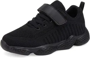 Boys Girls Sneakers Knitted Mesh Sports Shoes Breathable Lightweight Running Shoes for Kids Fashion Athletic Casual Shoes (Little/Big)