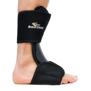 Brace Direct Dorsal Night Splint – Adjustable Sleeping Brace for Plantar Fasciitis, Achilles Tendonitis & Drop Foot, Heel & Arch Pain Relief, Size S-M (US Shoe Men 5-8 / Women 6-9)