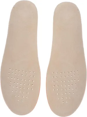 Breathable Shoe Pads 1.5cm Heightening Pig Skin Insoles for Women Men L Size Comfortable Sturdy