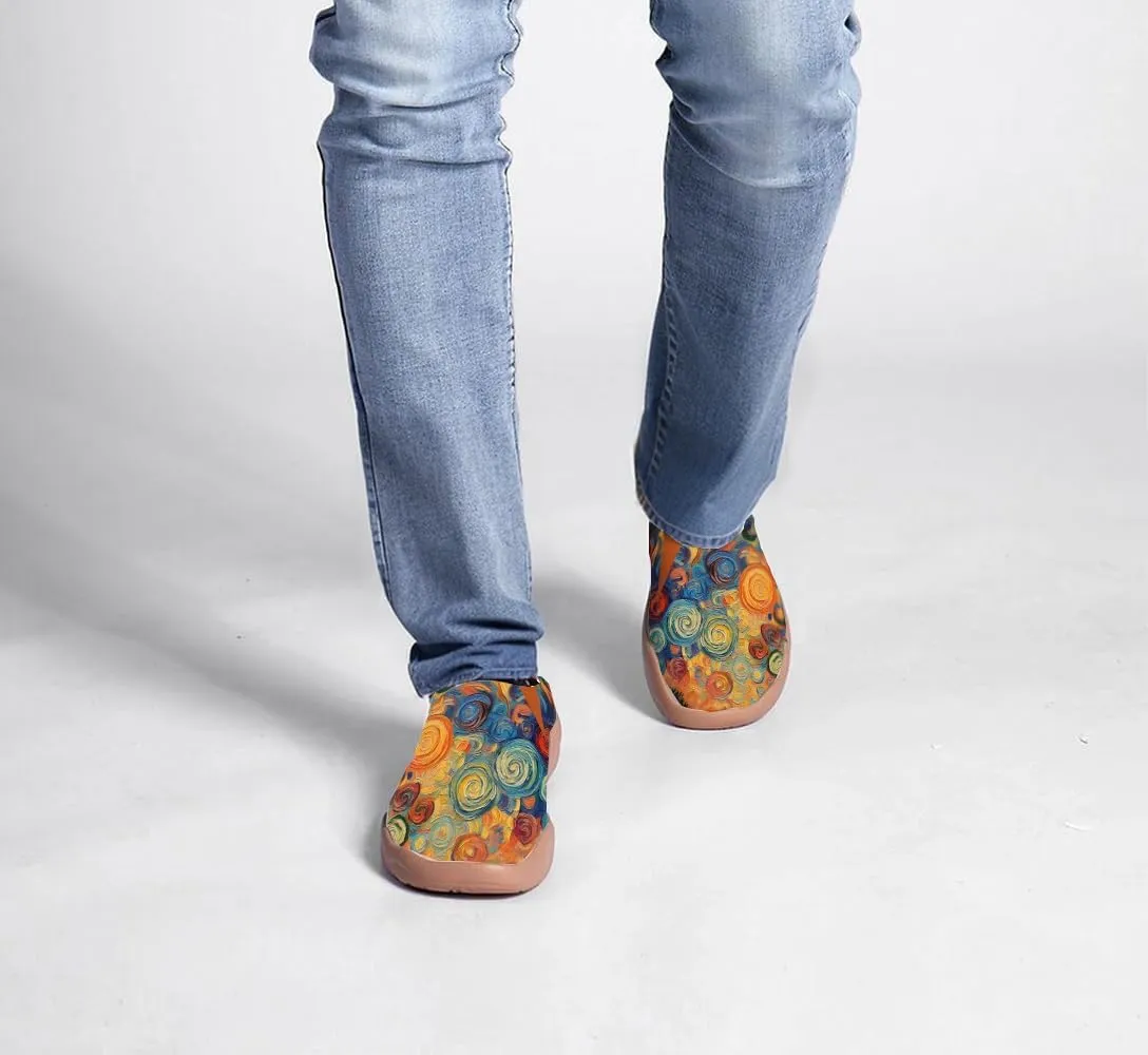 Breathable SwiftStep Loafers for Men - EcoGrip Natural Traction VentMesh Lightweight Design Seasonless Casual & Travel