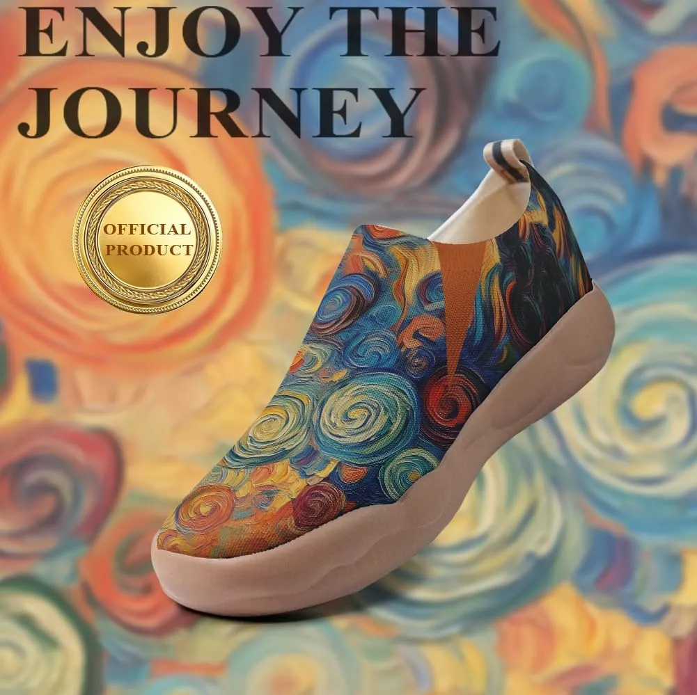 Breathable SwiftStep Loafers for Men - EcoGrip Natural Traction VentMesh Lightweight Design Seasonless Casual & Travel