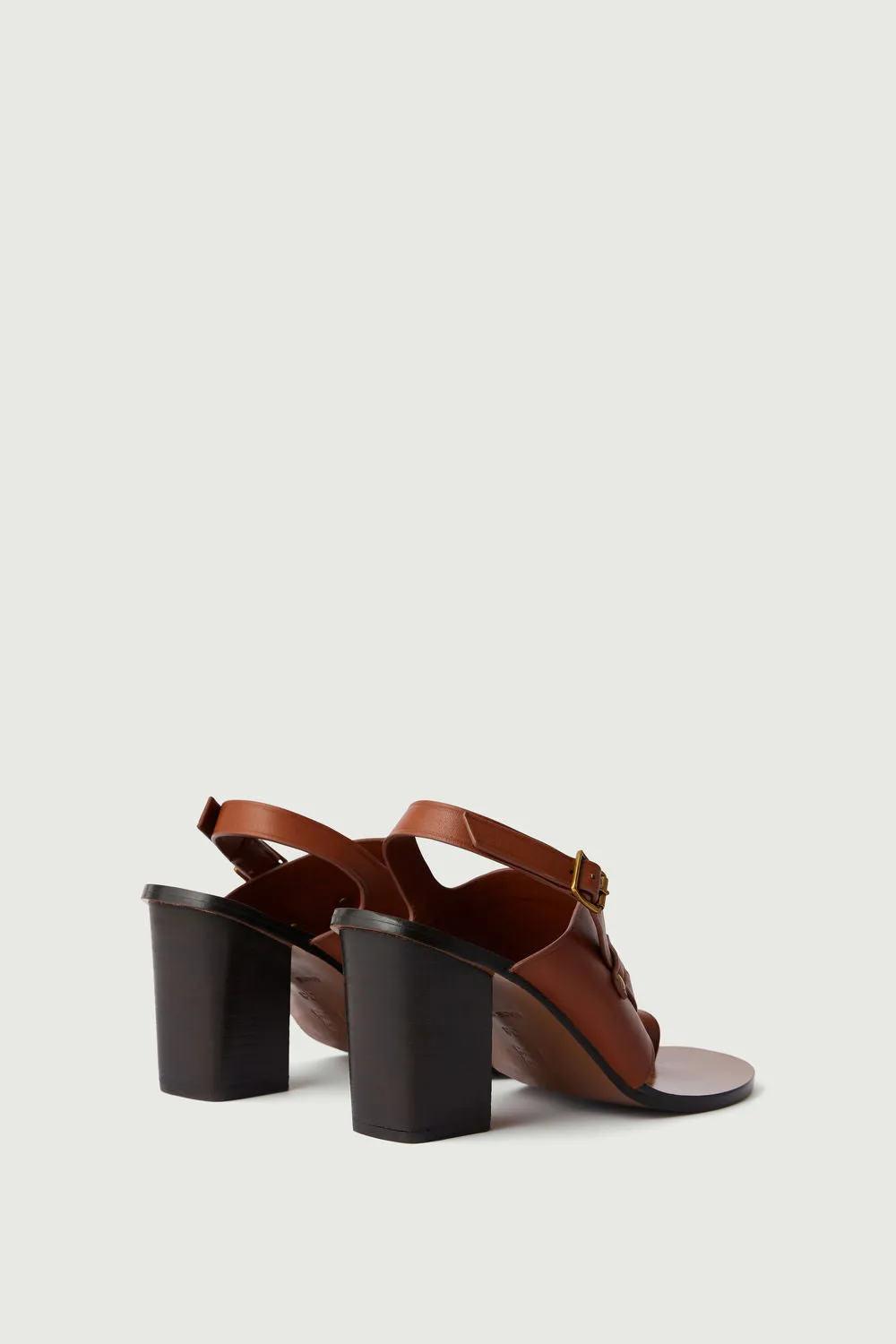 BROWN ELISA SANDALS