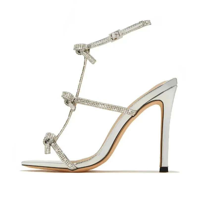 Buckle Strap Crystal Thin High Heels Stripper Shoes
