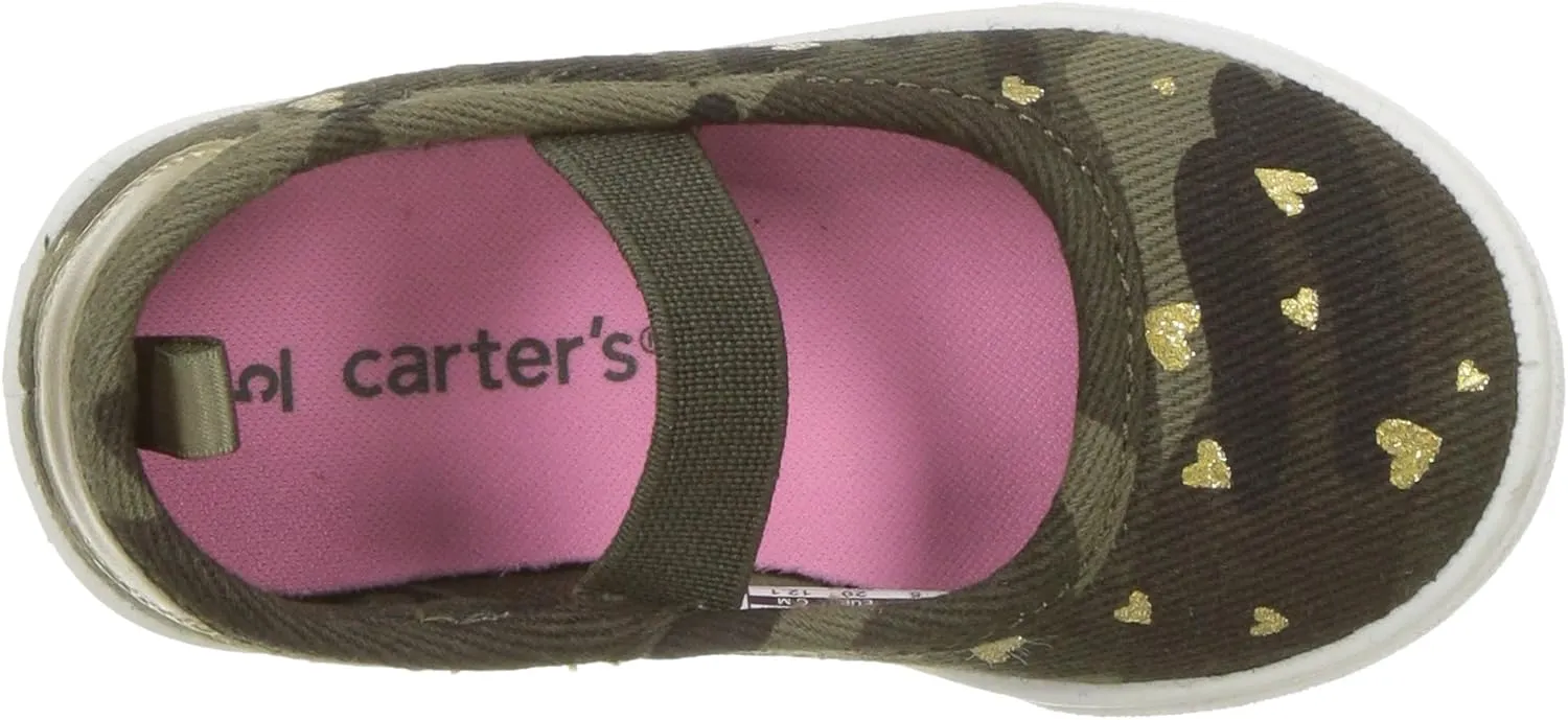 Carter's Girl's Briana Camo Print Casual Maryjane Mary Jane Flat