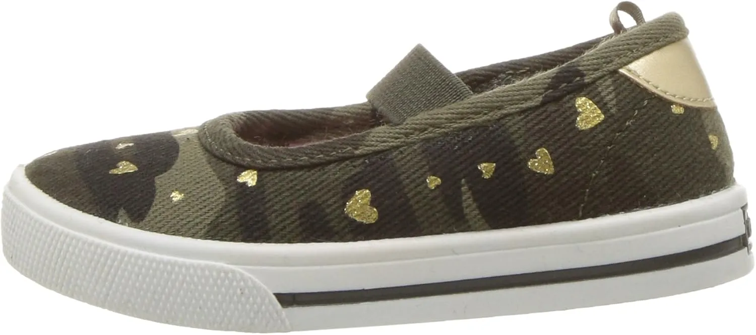 Carter's Girl's Briana Camo Print Casual Maryjane Mary Jane Flat