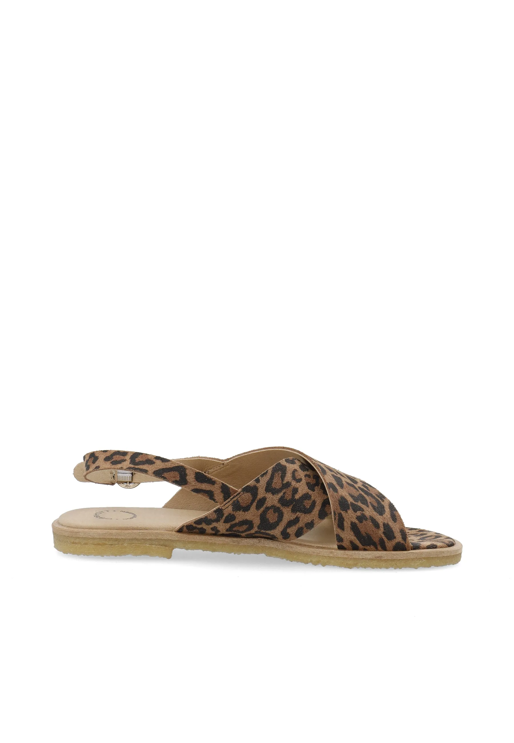 CASGITTA CROSS SANDAL - Leopard Print