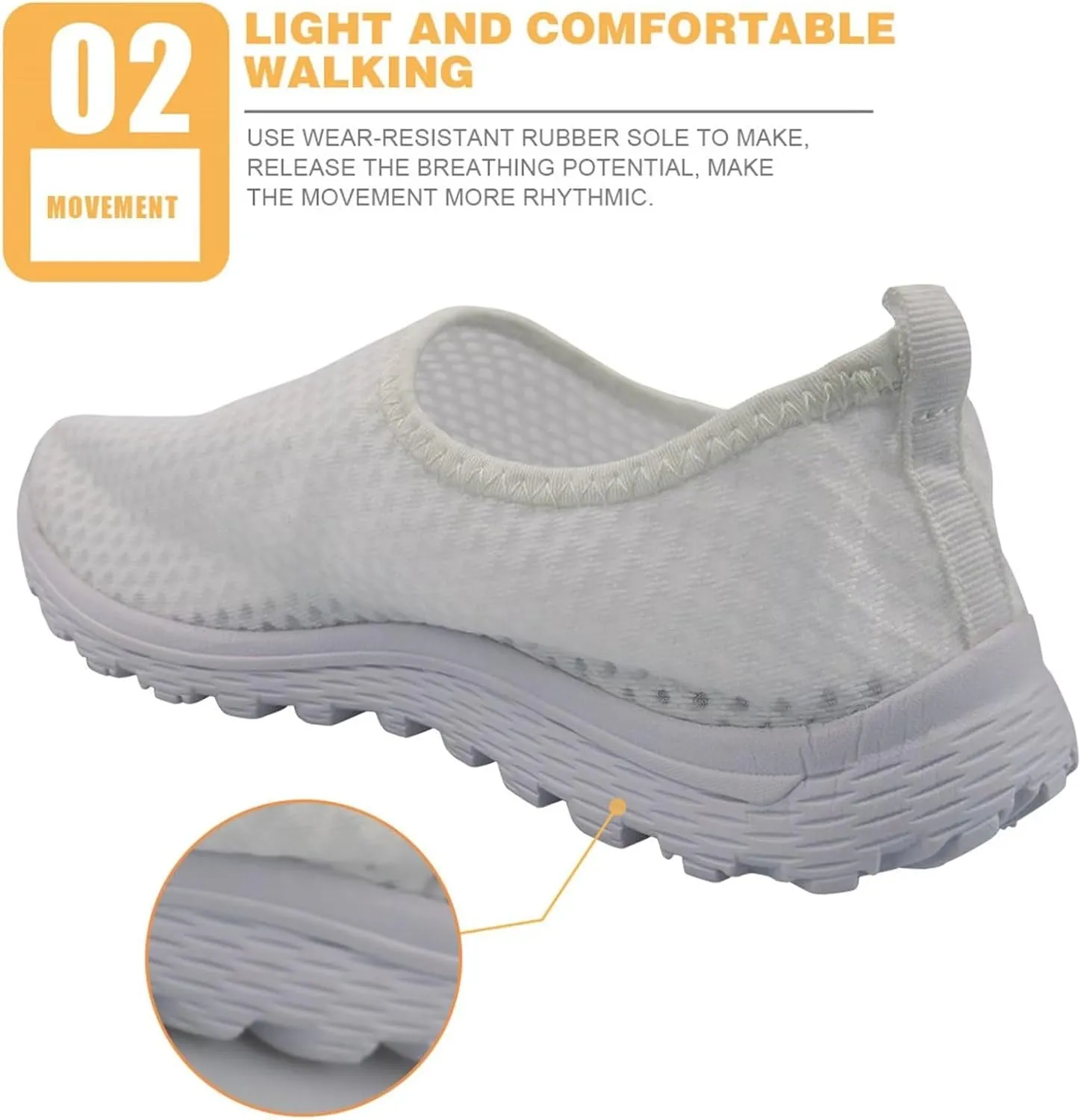 Christmas Sneakers Slip On Walking Shoes for Women Size 5.5-11