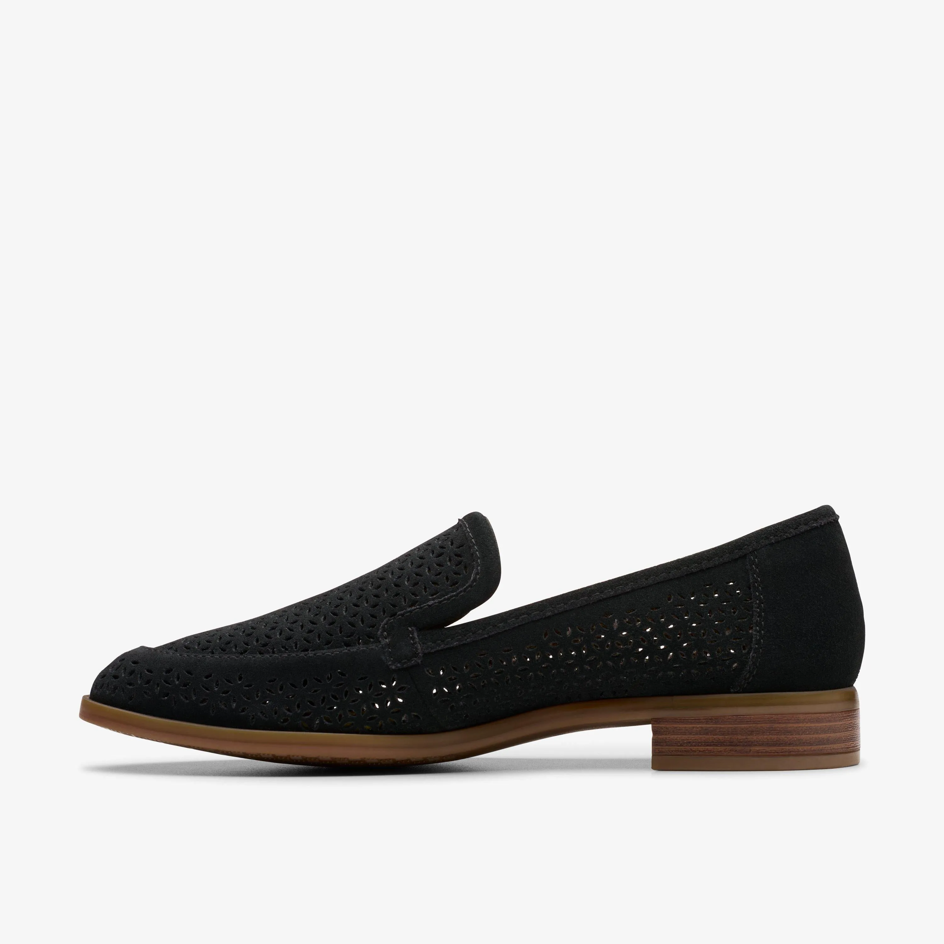 Clarks Women Trish Cove Black Suede 26181772