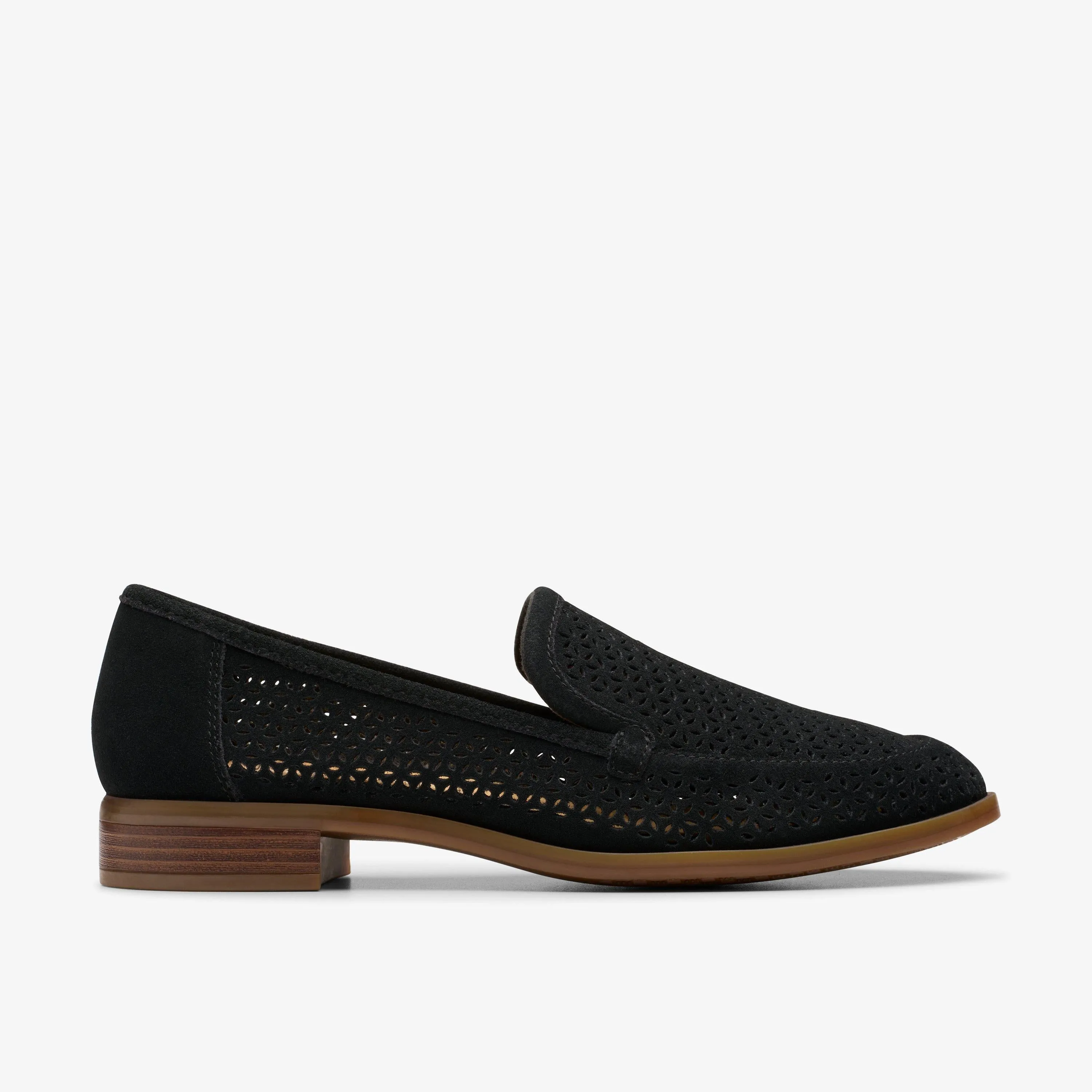Clarks Women Trish Cove Black Suede 26181772