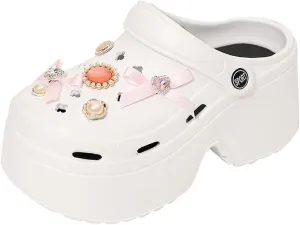 Clogs,Garden Clogs,Women's Classic Platform Clog,Womens Lightweight Breathable Clogs,Soft Wide Fit Sandals,Anti-Slip Water Shoes Breathable Sandals Slippers,Breathable