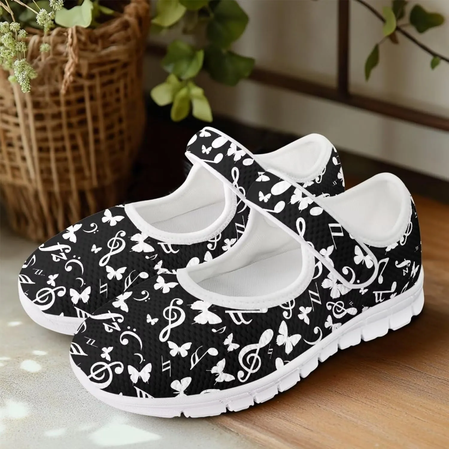 Coloranimal Flats for Women Slip On Shoes Mary Jane Shoes with Anti Skid Sole Casual Flat Shoes Dressy Comfortable Round Toe Ankle Shoes