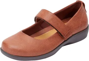 Comfortview Women's Wide Width The Carla Mary Jane Flat