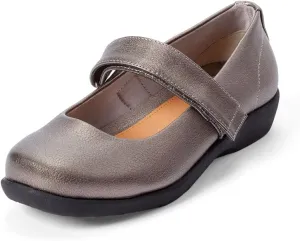 Comfortview Women's Wide Width The Carla Mary Jane Flat