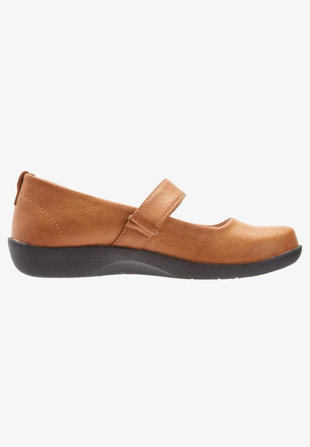Comfortview Women's Wide Width The Carla Mary Jane Flat