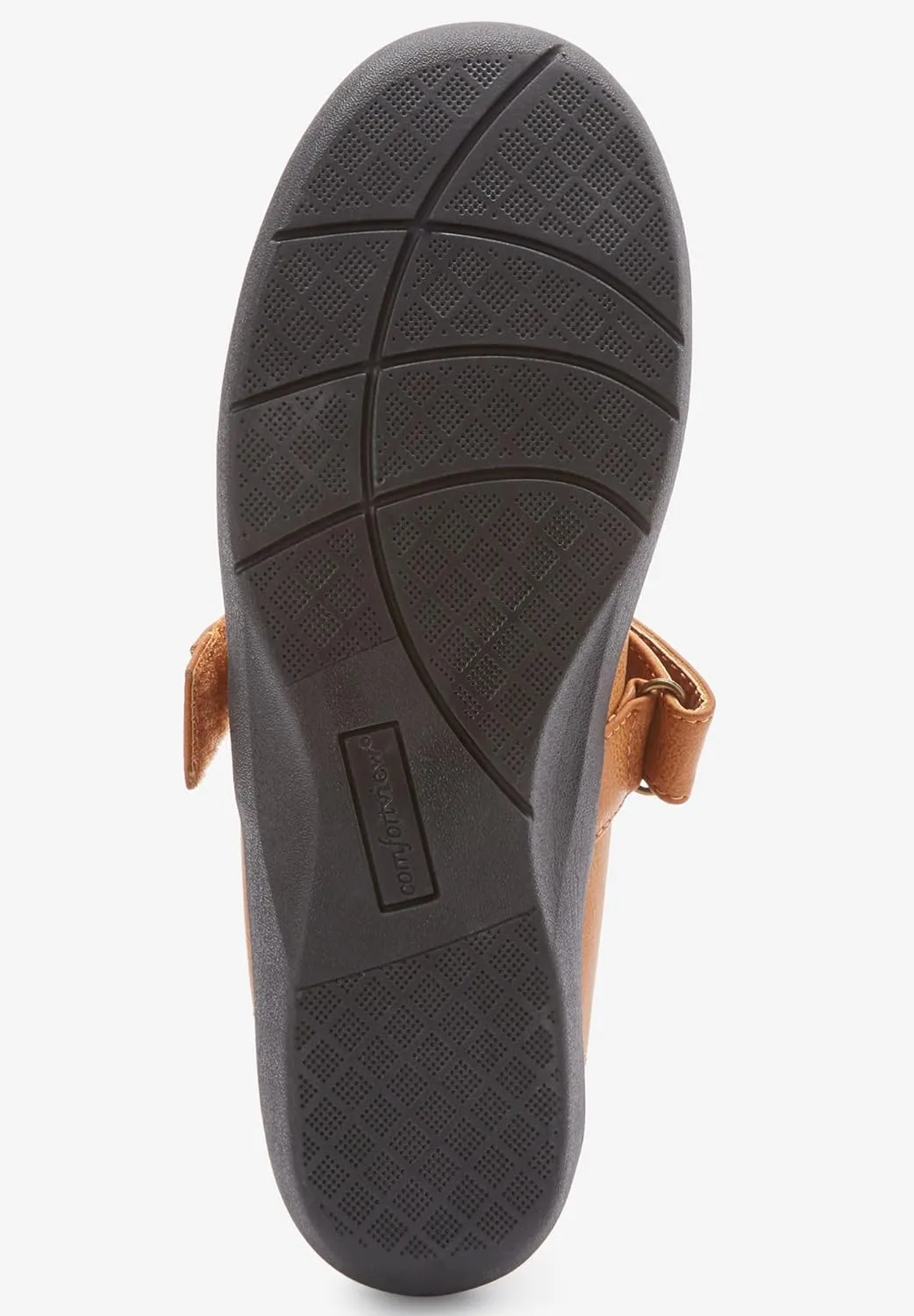 Comfortview Women's Wide Width The Carla Mary Jane Flat