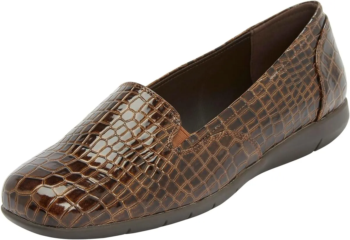 Comfortview Women's Wide Width The Leisa Flat