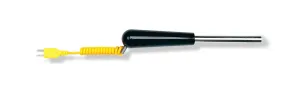 Cooper-Atkins 50318-K Type K Ceramic Tip Surface Thermocouple Probe with Polyurethane Jacket Cable, -40 to  1,202 degrees F Temperature Range