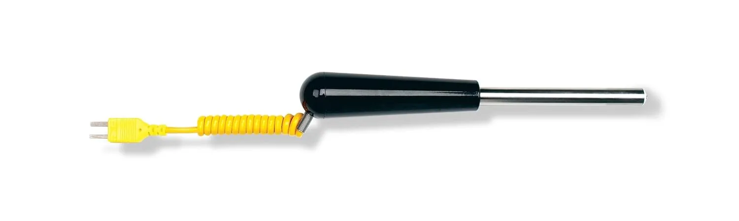 Cooper-Atkins 50318-K Type K Ceramic Tip Surface Thermocouple Probe with Polyurethane Jacket Cable, -40 to  1,202 degrees F Temperature Range