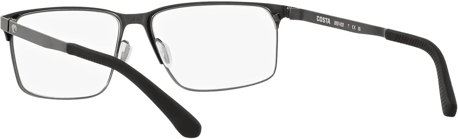 Costa Del Mar Men's Bimini Road 400 Rectangular Prescription Eyewear Frames