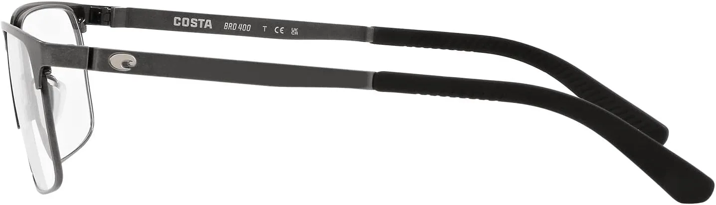 Costa Del Mar Men's Bimini Road 400 Rectangular Prescription Eyewear Frames