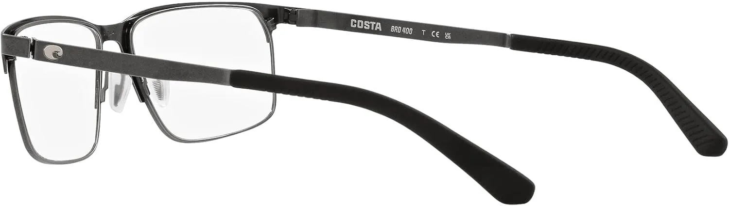 Costa Del Mar Men's Bimini Road 400 Rectangular Prescription Eyewear Frames