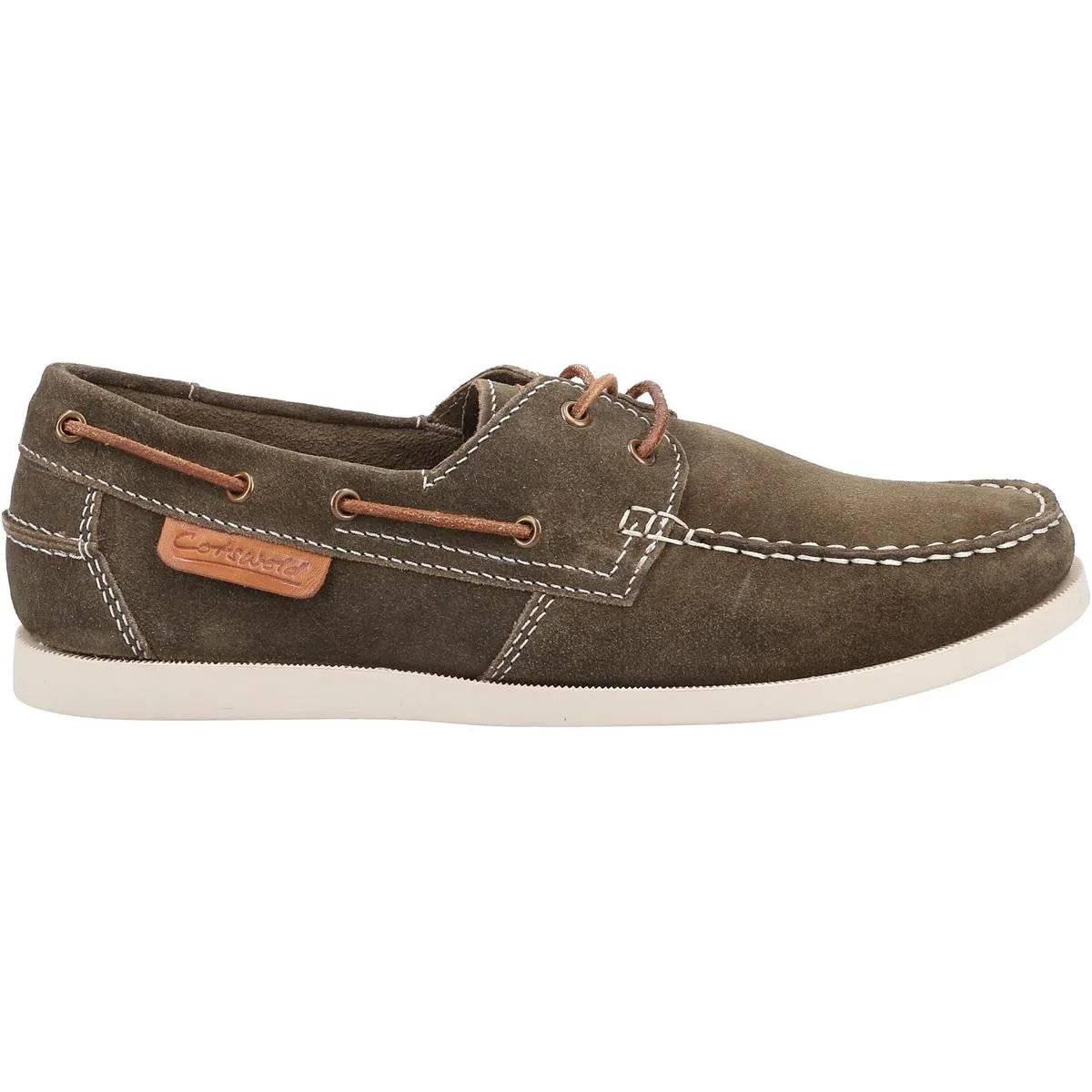 Cotswold Mitcheldean Boat Shoe Khaki