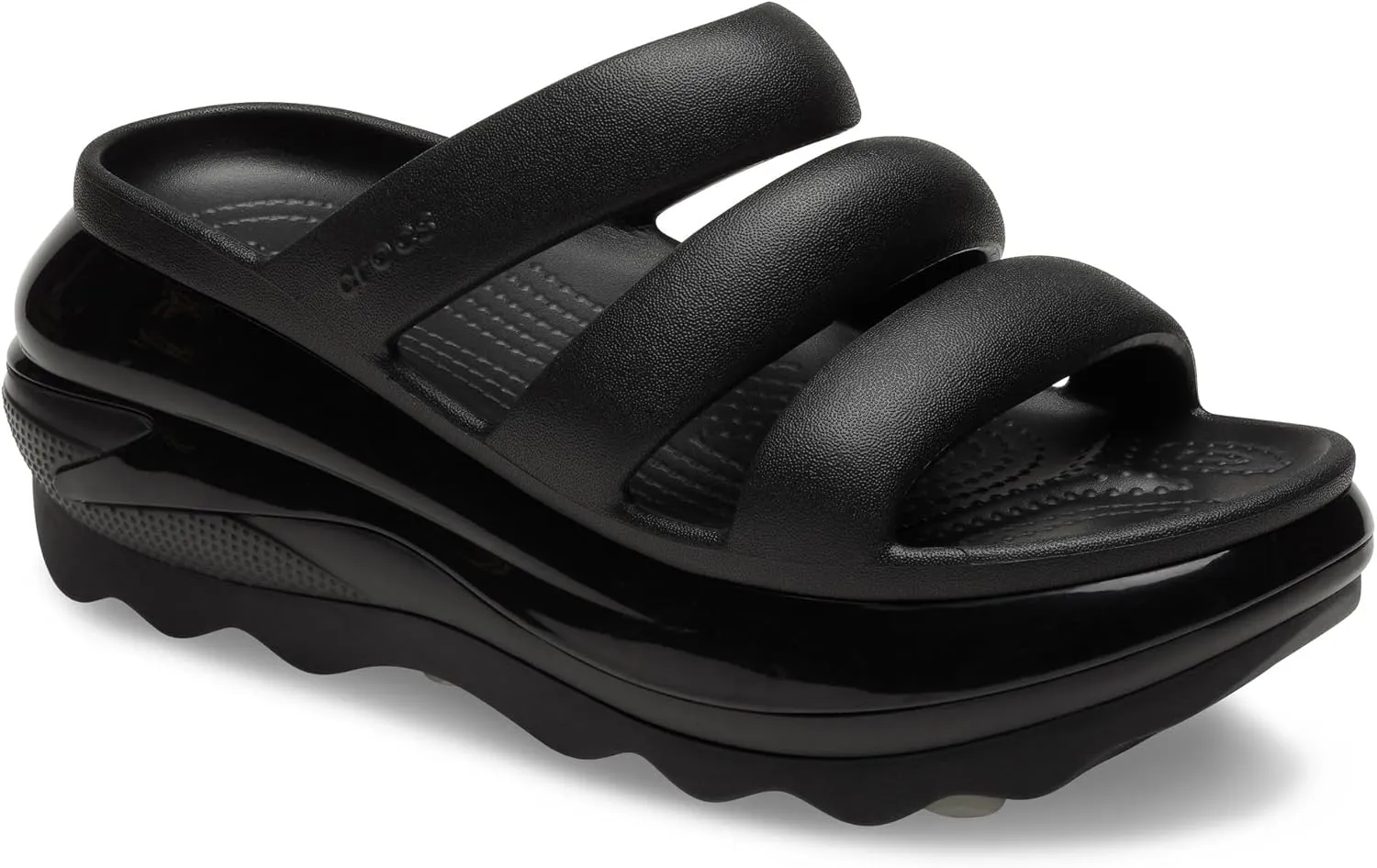 Crocs Unisex-Adult Mega Crush Triple Strap Sandal Platform